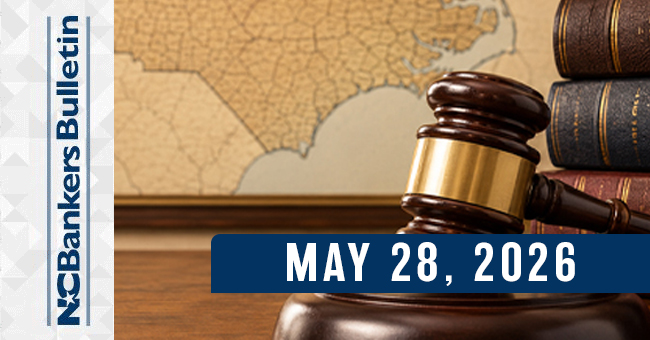NCBankers Bulletin – May 28, 2026