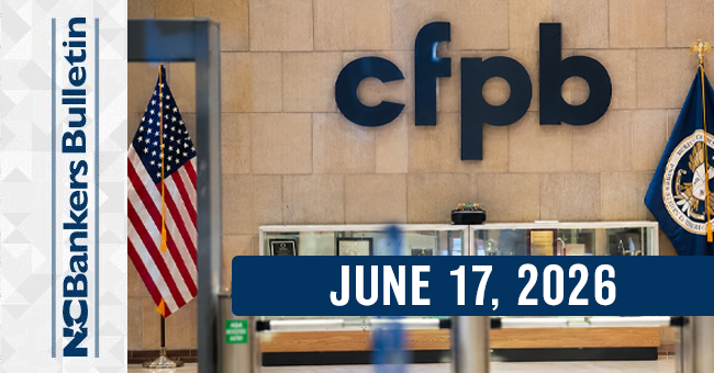 NCBankers Bulletin – June 17, 2026