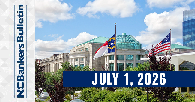 NCBankers Bulletin – July 1, 2026