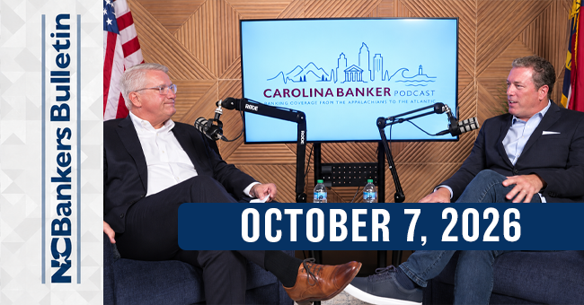 NCBankers Bulletin – September 30, 2026